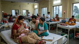 ओडिशा के 931 घरों में गूंजी किलकारियां (एआई जेनरेटेड तस्वीर)