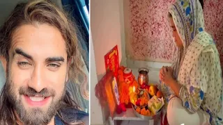 हरियाणवी सिंगर अंकित बालियान का फाइल फोटो, पूजा करतीं सीमा बालियान। सौ. सोशल मीडिया