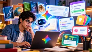 Google Gemini Notebook में जुड़ा नया टेक्स्टबुक फीचर। Photo- ChatGPT.