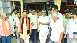 BJP Padyatra In Bhagalpur Nitish Mishra: भागलपुर पहुंचे बिहार के नगर विकास मंत्री नीतीश मिश्रा