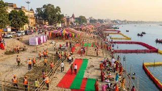 पटना में छठ महापर्व की तैयारी तेज (एआई जेनरेटेड तस्वीर)