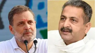 राहुल गांधी और विजय इंद्र सिंगला।