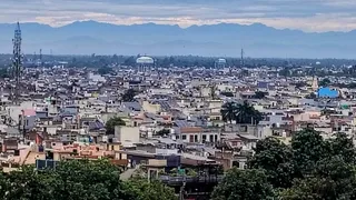बारिश के बाद सहारनपुर से नजर आईं शिवालिक की पहाड़ियां। जागरण
