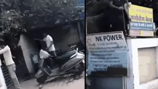 इंदौर के नशा मुक्ति केंद्र में युवक के फांसी लगाने पर मची अफरा-तफरी।