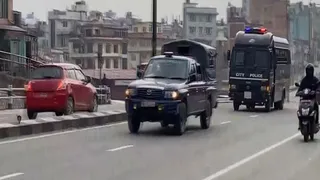 मीडिया संस्थानों में जाकर नेपाल पुलिस ने पत्रकारों को हिरासत में लिया (फोटो- एएनआई)