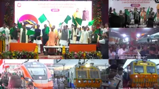 रेल मंत्री अश्विनी वैष्णव ने काशी को दी वंदे भारत स्लीपर और नई मेमू ट्रेनों की सौगात।