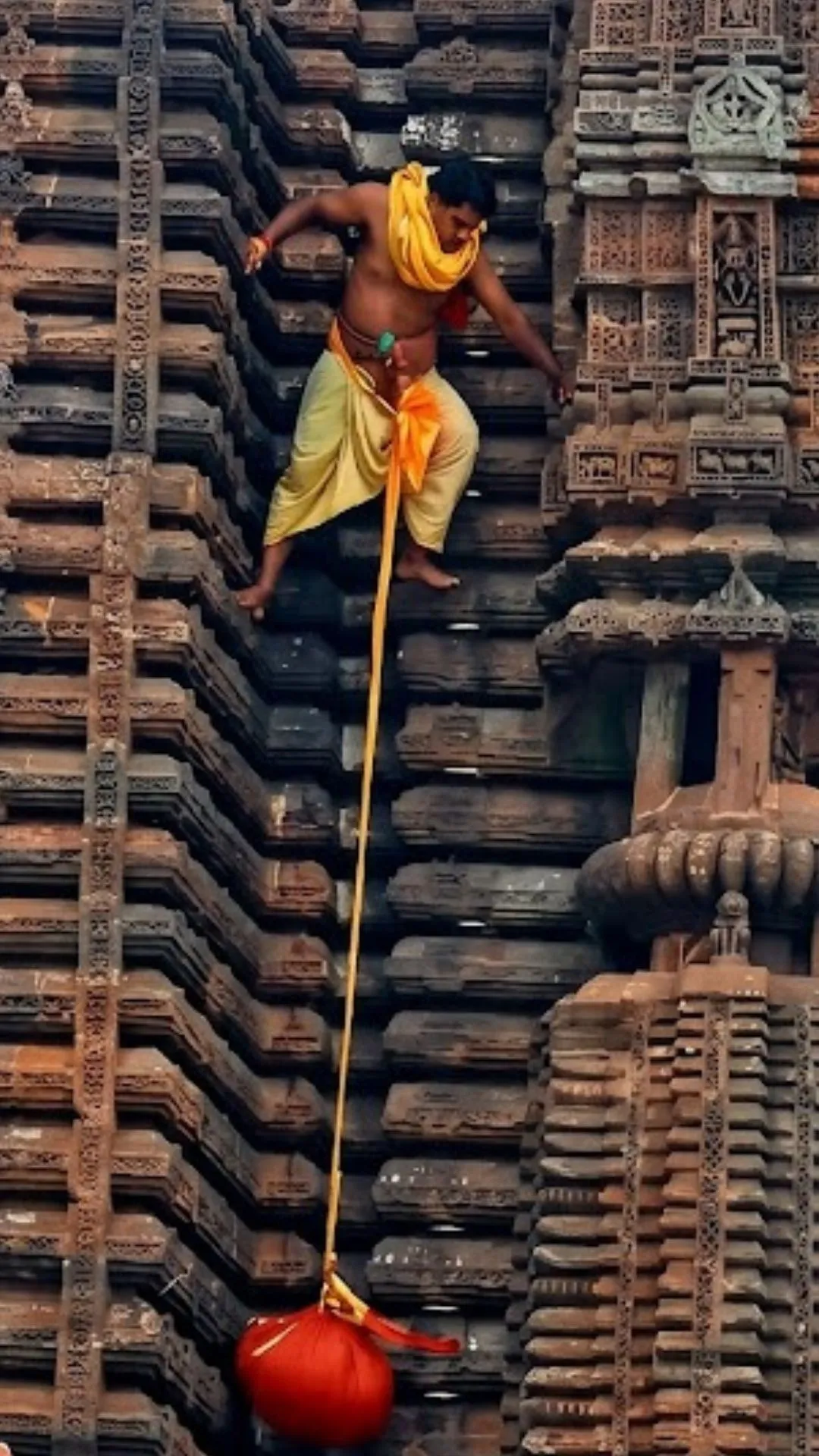 why flag changed daily in jagannath temple