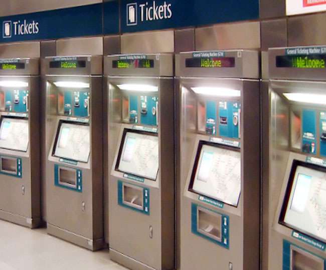 Delhi Metro ticket vending machine Delhi Metro ticket vending machine
