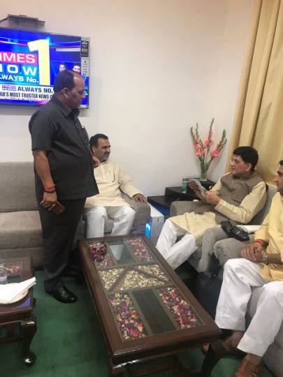 Mp sanjeev baliyan demond meerut-panipat railway line 