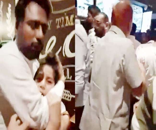 आइसक्रीम खाने पहुंचे परिवार के साथ बाउंसरों ने की मारपीट वीडियो वायरल