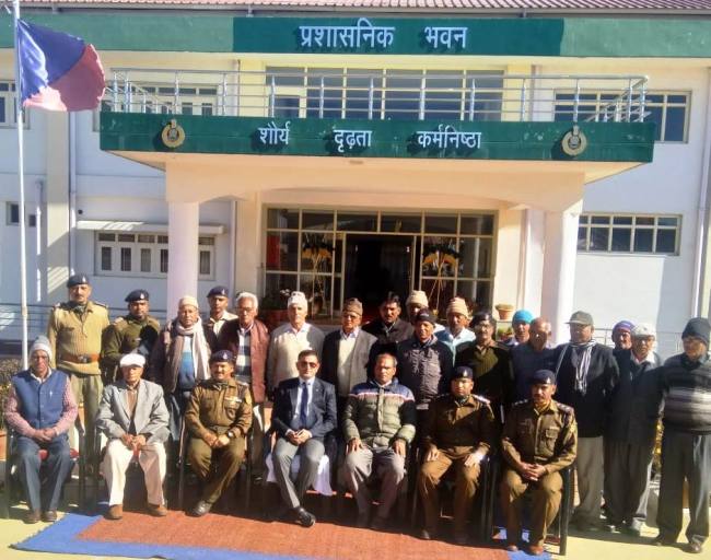 आइटीबीपी के पूर्व सैनिकों को दी गई योजनाओं ने की जानकारी