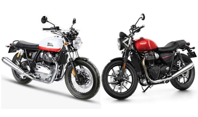 royal enfield 650 vs triumph street twin