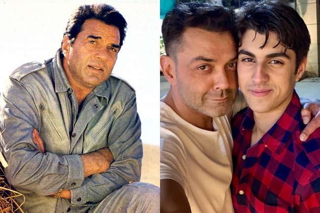 Dharmendra Dashing Grandson Bobby Deol Son Aryaman Deol ...