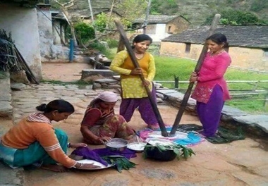 गुम हो रही ओखली की धमक