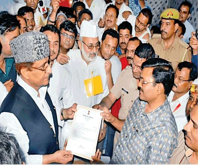 UP Lok Sabha Election Result 2019-Rampur : शपथ लेने से पहले इस्तीफा की बात  करने लगे आजम खान - UP Lok Sabha Election Result 2019 Rampur Azam Khan says  he can resign