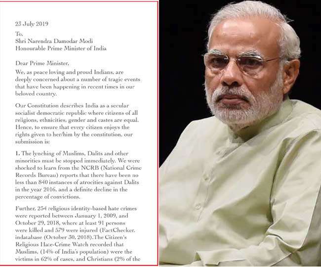 Image result for Mob Lynching: Prime Minister Narendra Modi: 49 celebrities write to PM