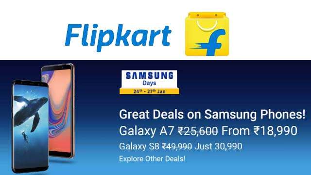 samsung s8 in flipkart
