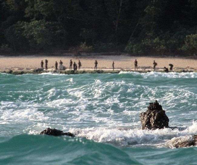 North Sentinel Island Andamanen Und Nikobaren