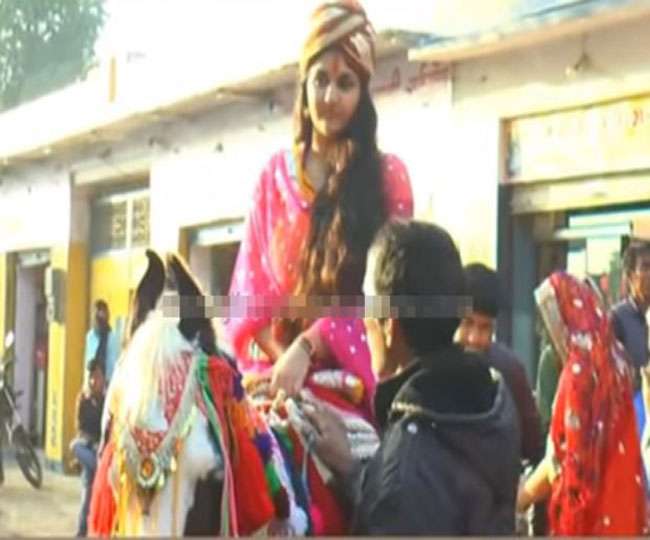 इस महिला सांसद ने बेटी को घोड़ी पर बिठाकर पेश की मिसाल