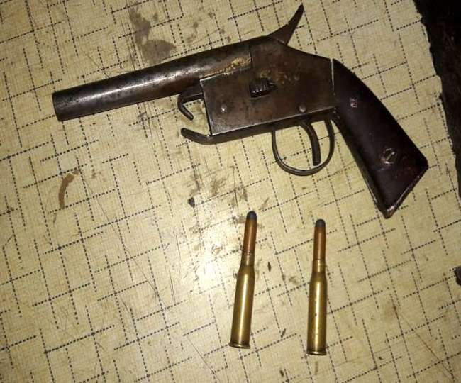 Katta and bullets recovered from robber who arrested