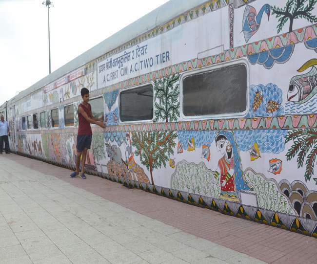 संयुक्त राष्ट्र ने ट्रेन को मधुबनी पेंटिंग से सजाने वालों की खूब की तारीफ, जानिए क्या कहा