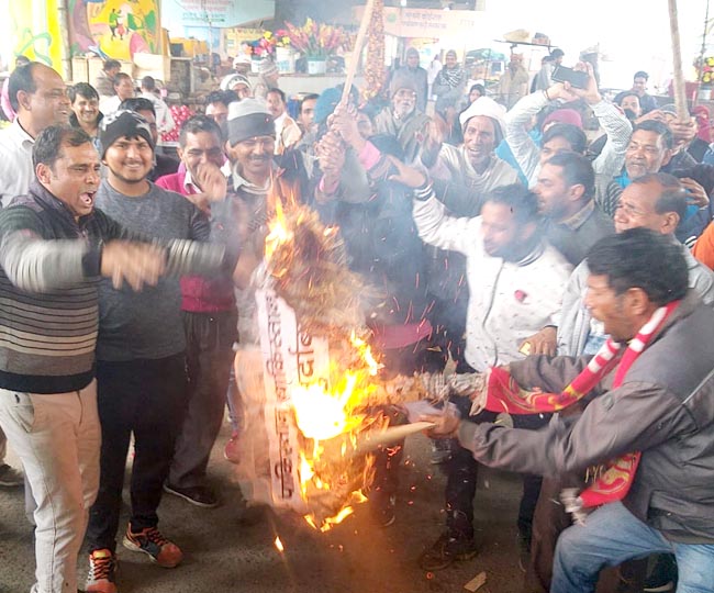Anger people in panipat