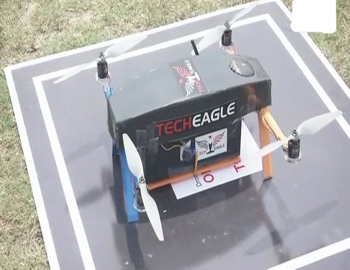 लखनऊ में अब घरघर तक ड्रोन से होगी गरम चाय की डिलीवरी Delivery of hot tea with drone in lucknow