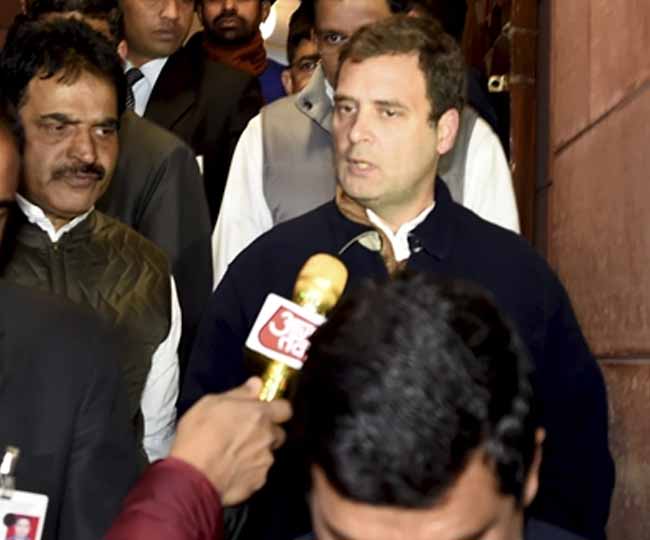 Rahul Gandhi in Parliament