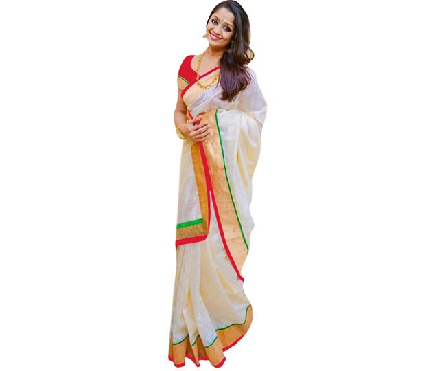 new puja saree