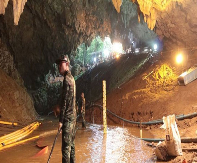Thailand cave internet cabl થાઈલેન્ડ રેસ્ક્યુ, આજે રાત સુધીમાં એક બાળકને બહાર લાવી શકે છે મરજીવા