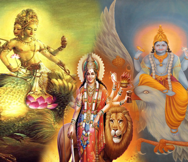 भगवान और उनके वाहन