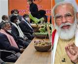 बख्शी का तालाब के चकपृथ्वीपुर गांव के किसान धरमचंद ने की प्रधानमंत्री नरेंद्र मोदी से मन की बात।