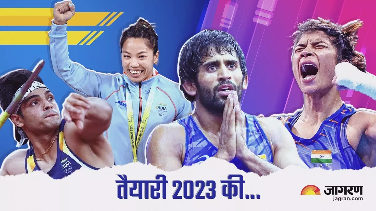 एथलेक्टिस कैलेंडर 2023 नीरज चोपड़ा। फोटो- डिजाइन