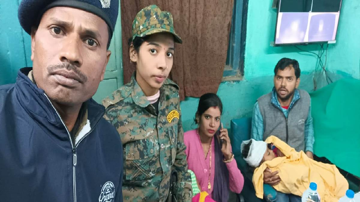 mishti got a new life on the new year the innocent had fallen from the door of a moving train dial 112 saved her life