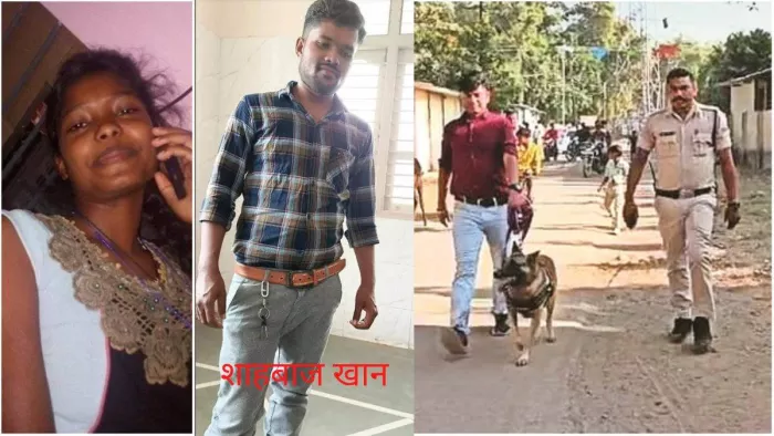 पेचकस से गोदकर नील कुसुम की हत्या करने वाला आरोपी गिरफ्तार। फोटो- नई दुनिया