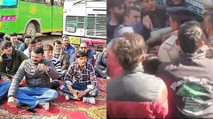सिरमौर पर भी दिखने लगा ट्रक चालकों की हड़ताल का असर