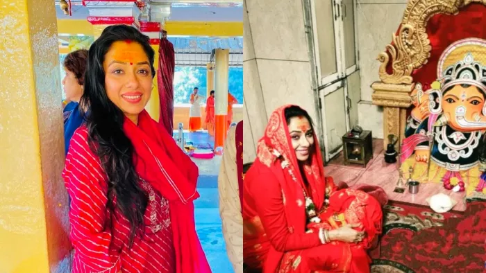 Rupali Ganguly Visited Mahakal, Anupamaa Fame Rupali Fanguly, Baba Mahakal,