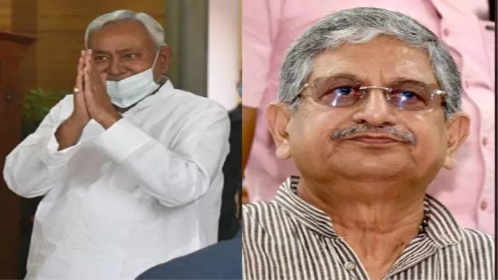 बिहार के मुख्यमंत्री नीतीश कुमार और जदयू सांसद ललन सिंह