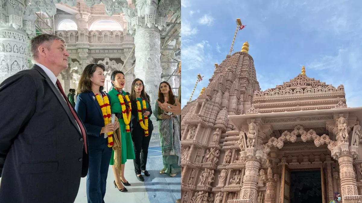 UAE: अबू धाबी के हिंदू मंदिर की सुंदरता के कायल हुए 42 देशों के 60 प्रतिनिधि, पीएम मोदी 14 फरवरी को करेंगे उद्घाटन