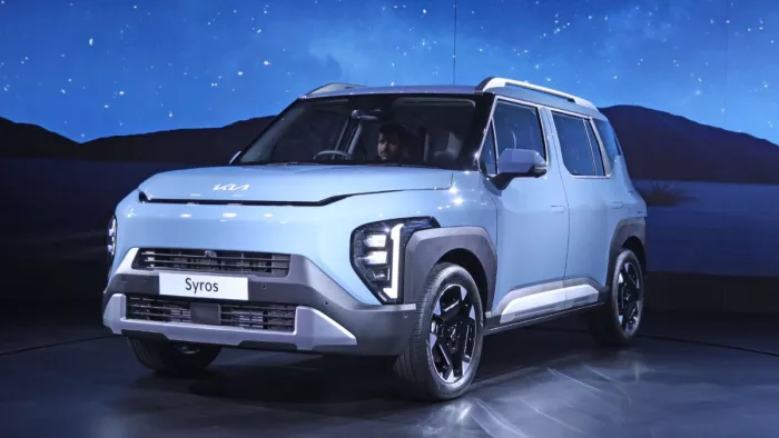 Kia Syros भारत में 8.99 लाख रुपये में लॉन्च हुई।