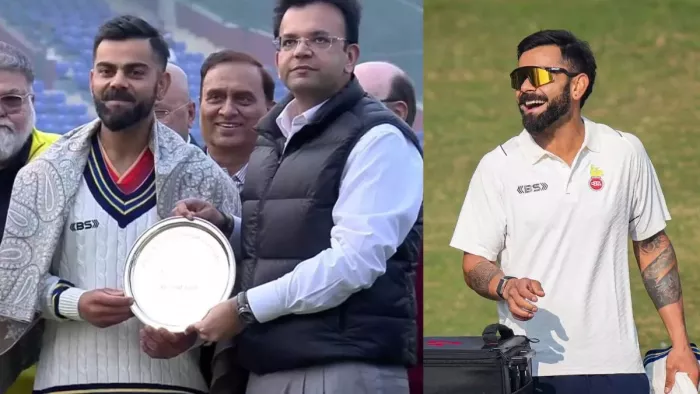विराट कोहली ने बनाए 6 रन। इमेज- सोशल मीडिया