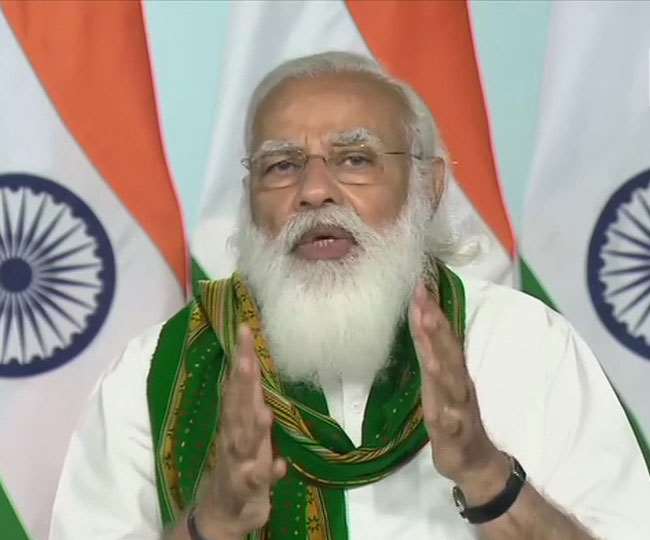 पीएम ने इस साल के बजट में कृषि बजट को लेकर बात की। (फोटो: एएनआइ)