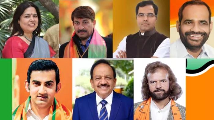 भाजपा के सातों सांसद, चार का कट सकता है पत्ता। फाइल फोटो