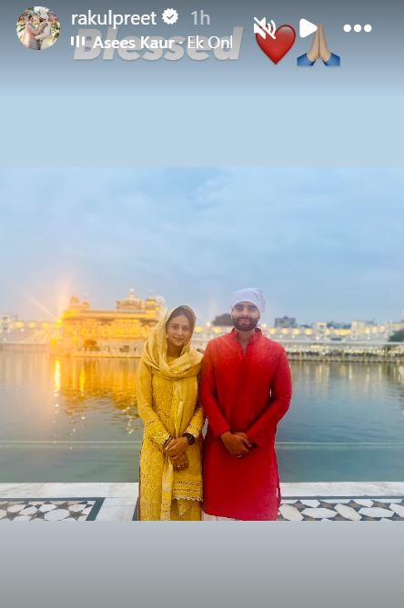 rakul jackky golden temple