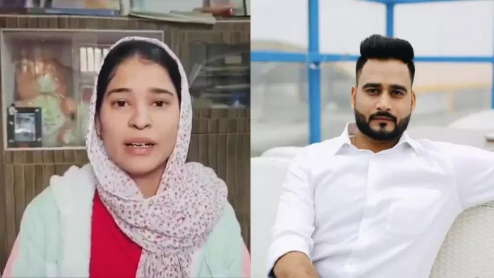 Agra News: मानव की पत्नी निकिता शर्मा। मानव का फाइल फोटो।