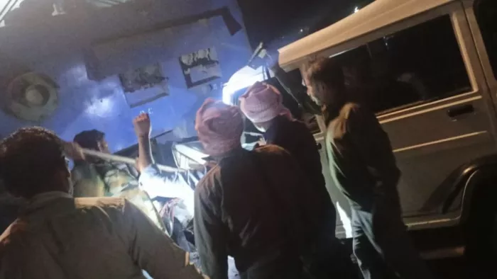 बख्तियारपुर-राजगीर रेलखंड पर हुआ हादसा। (फोटो जागरण)
