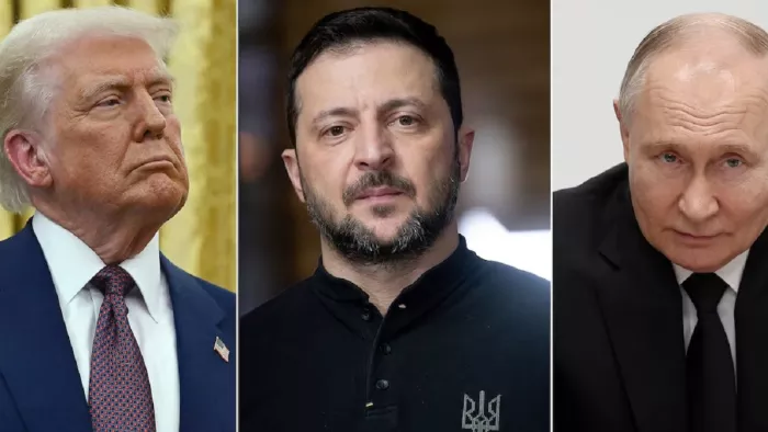 Zelensky trump Clash ट्रंप और जेलेंस्की की लड़ाई से रूस खुश। (फाइल फोटो)
