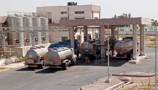 cow milk plant closed due to power supply affected
