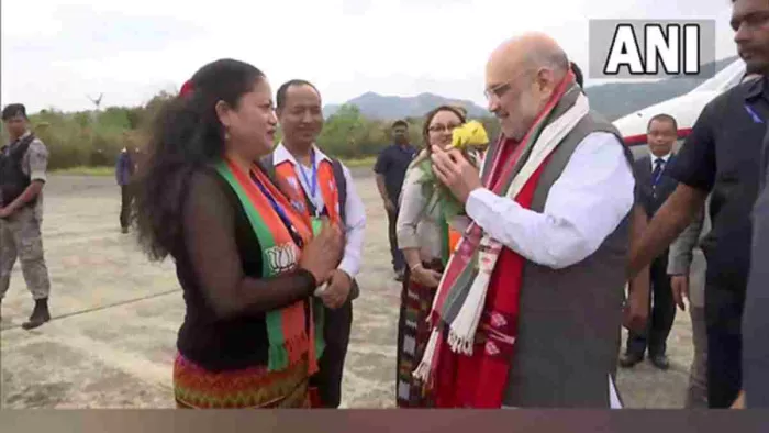 केंद्रीय मंत्री अमित शाह पहुंचे मिजोरम, परियोजनाओं की रखेंगे आधारशिला