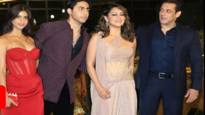 Salman Khan, Suhana khan, Aryan khan Gauri khan, Shah rukh khan SRK, NMACC